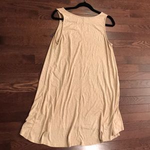 One Clothing Tonal Stripe Dress: Taupe